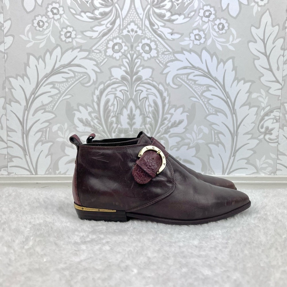 Looky Leather Strapped Boots size 37/7